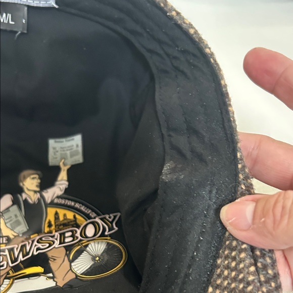 Boston Scally The NewsBoy Brown Tweed Cap - Picture 8 of 8